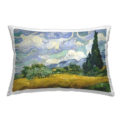 Stupell Industries Classic Farmland Pasture Decorative Printed Throw Pillow By Vincent Van Gogh In Tan