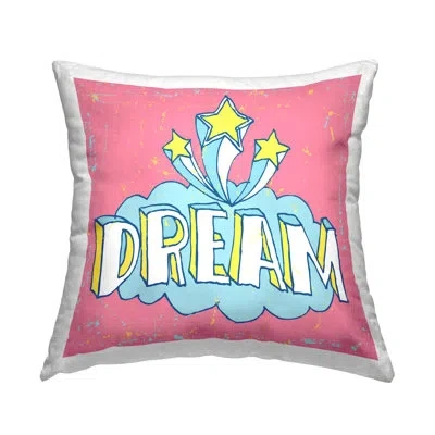 Stupell Industries Cloud & Stars Dream Phrase Printed Throw Pillow Design By Peter Horjus