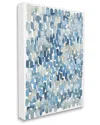 Stupell Industries Coastal Tile Abstract Soft Blue Beige Shapes Stretched Canvas Wall Art By Grace Popp In Blue