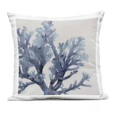 Stupell Industries Coral Branch With Circular Patterns Outdoor Printed Pillow, Design By Karen Smith