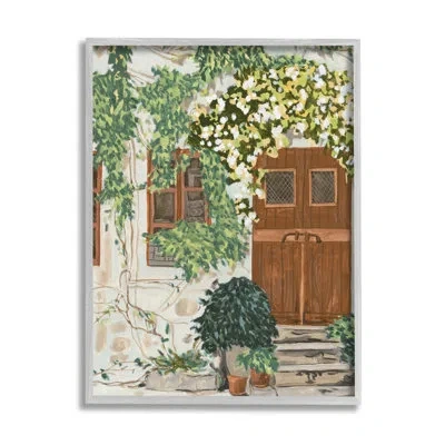 Stupell Industries Cottage Ivy & Plants Framed Giclee Art Design By Melissa Wang In Farmhouse Gray Framed Giclee
