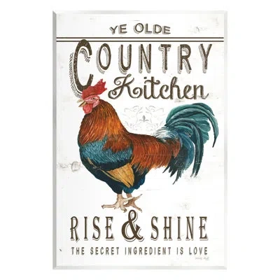Stupell Industries Country Kitchen Rustic Phrase Wall Plaque Art Design By Cindy Jacobs