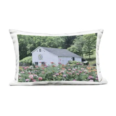 Stupell Industries Countryside House In Garden Design By Lori Deiter Outdoor Printed Pillow In Green