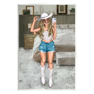 Stupell Industries Cowgirl Glam Selfie By Ziwei Li