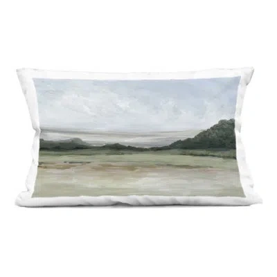 Stupell Industries Crisp Horizons Decorative Printed Throw Pillow Design By Jacob Q In Blue