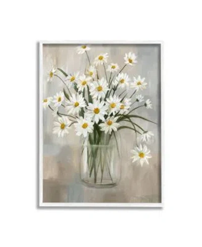 Stupell Industries Daisy Bloom Abstract Flowers Art Collection In Multi-color