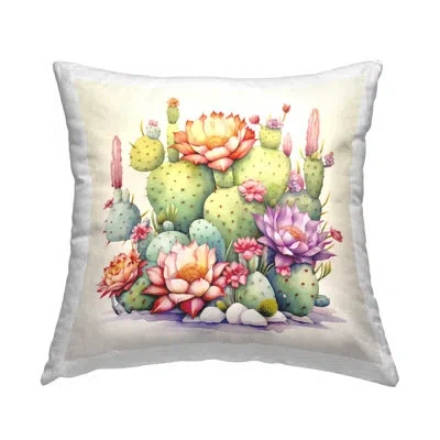 Stupell Industries Desert Spring Blooms Decorative Printed Throw Pillow Design By Andrea Haase In Green