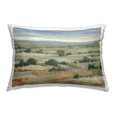 Stupell Industries Distant Farmland View Decorative Printed Throw Pillow Design By Tim Otoole In Green