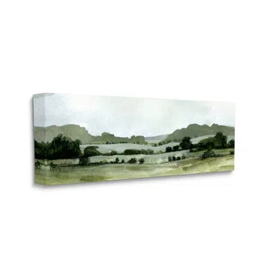 Stupell Industries Distant Rolling Hills Rural Grassland Scenic Landscape By - On In Blue;black;green