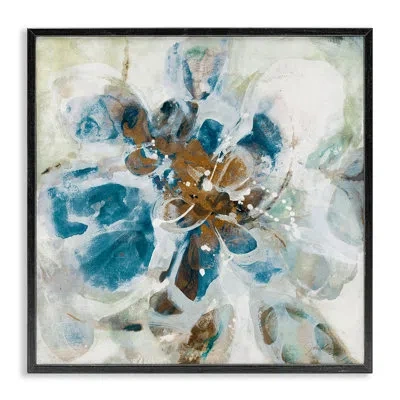 Stupell Industries Distorted Splatter Abstraction Framed Giclee Art By Liz Jardine In Midnight Black Framed Giclee
