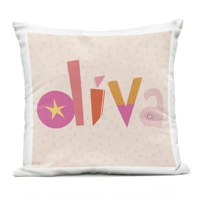 Stupell Industries Diva Patterned Whimsical Text Design By Sazerelli Designs Outdoor Printed Pillow In Yellow