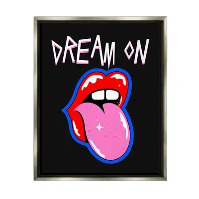 Stupell Industries Dream On With Music Symbol Floater Frame By House Of Lulu In Luster Gray Floater Frame