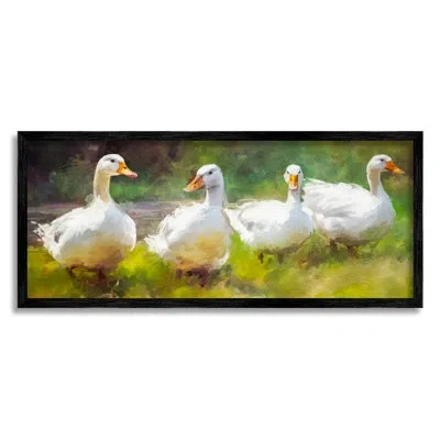 Stupell Industries Ducks By River Painting By Ziwei Li