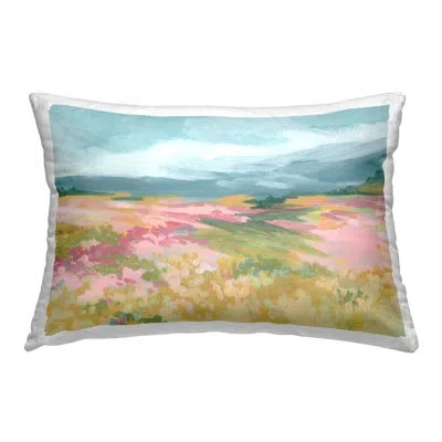 Stupell Industries Dynamic Pastel Hills Decorative Printed Throw Pillow By June Erica Vess In Blue