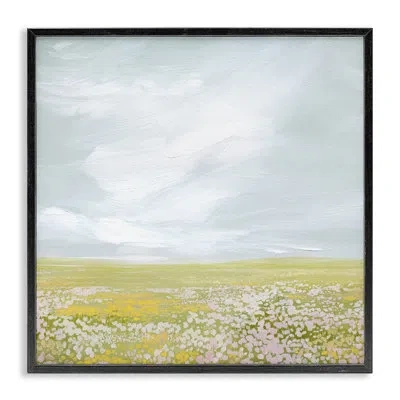 Stupell Industries Endless Spring Meadow Framed Giclee Art By Grace Popp In Midnight Black Framed Giclee