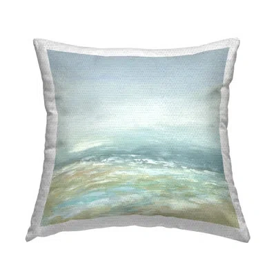 Stupell Industries Energetic Beach Expression Outdoor Printed Pillow By Jacob Q In Blue