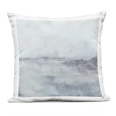 Stupell Industries Ethereal Mist Horizon Outdoor Printed Pillow Design By June Erica Vess In Gray Abstract
