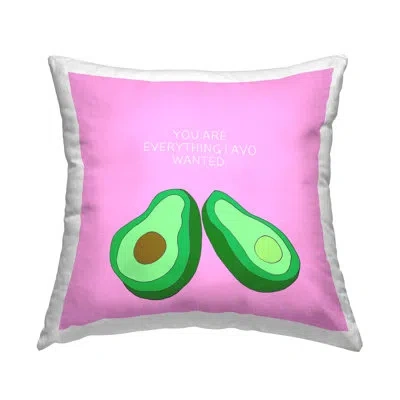 Stupell Industries Everything I Avo Wanted Avocado Food Pun Decorative Printed Throw Pillow By Natalie Sizemore