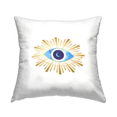 Stupell Industries Evil Eye Radiant Abstract Shapes Crescent Moon Decorative Printed Throw Pillow By Amanda Greenwood