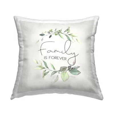 Stupell Industries Family Is Forever Phrase Printed Throw Pillow Design By Susan Ball