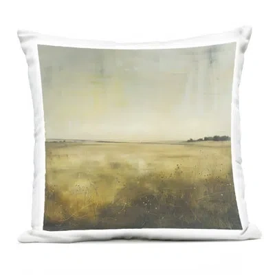 Stupell Industries Farmhouse Field Abstraction Design By Lsr Design Studio Outdoor Printed Pillow In Green