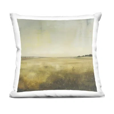 Stupell Industries Farmhouse Field Abstraction Design By Lsr Design Studio Throw Pillow In Green
