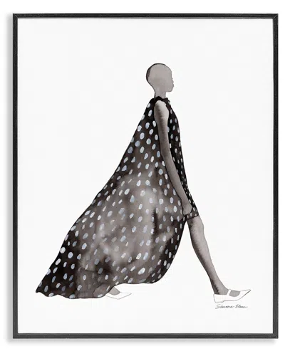 STUPELL STUPELL INDUSTRIES FASHION SILHOUETTE GIRL FRAMED GICLEE ART