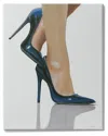 Stupell Industries Female Fashion Feet Black Stiletto High Heels Stretched Canvas Wall Art By James Wiens In Tan