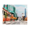 Stupell Industries Fenway Park Boston Cityscape Canvas Art In Gray