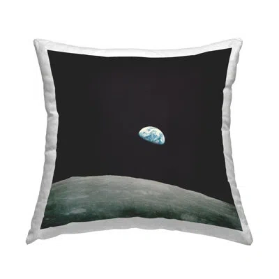 Stupell Industries First Earth Rise Astronomy Printed Throw Pillow Design By Wild Apple Portfolio