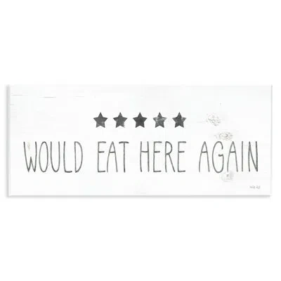 Stupell Industries Five Stars Kitchen Wall Plaque Art By Cindy Jacobs In White