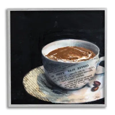 Stupell Industries Floater Frame Graphic Art Print On Wood In Farmhouse Gray Framed Giclee