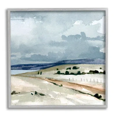 Stupell Industries Floater Frame Painting Print On Wood In Farmhouse Gray Framed Giclee
