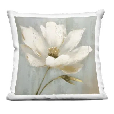 Stupell Industries Floral Decorative Printed Throw Pillow Design By Lsr Creative Studio In Gray