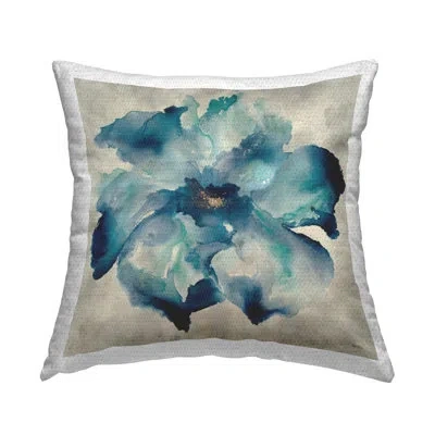 Stupell Industries Floral Indoor/outdoor Throw Pillow In White;green