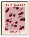Stupell Industries Fruit Market Cherries Framed Giclee Art In Multi