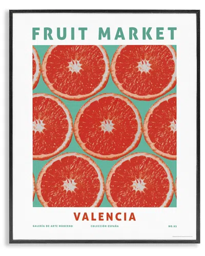 Stupell Industries Fruit Market Grapefruit Framed Giclee Art In Multi