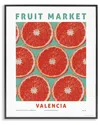 Stupell Industries Fruit Market Grapefruit Framed Giclee Art In Multi