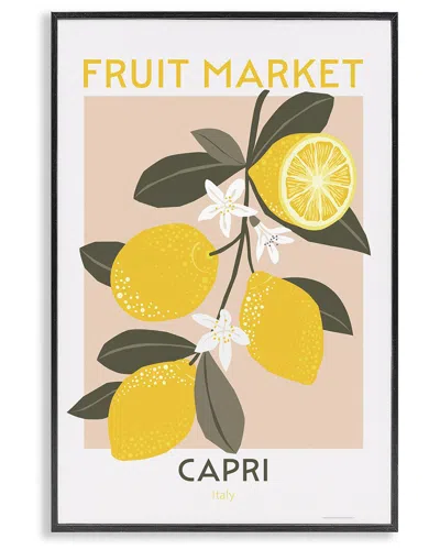 STUPELL STUPELL FRUIT MARKET LEMON BRANCH FRAMED GICLEE ART