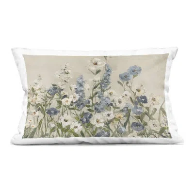 Stupell Industries Garden Blossoms Decorative Printed Throw Pillow Design By Sally Swatland In Tan