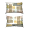 Stupell Industries Geometric Polyester Throw Pillow In Tan