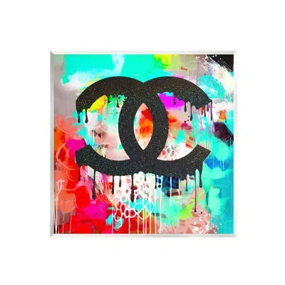 Stupell Industries Glam Drip On Graffiti By Ziwei Li In Unframed Wood