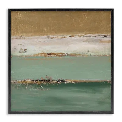 Stupell Industries Glam Streaked Gradient Black Framed Giclee Art By Patricia Pinto In Midnight Black Framed Giclee
