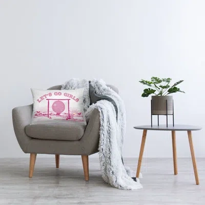 Stupell Industries Go Girls Western Disco Decorative Printed Throw Pillow By Daniela Santiago In Pink