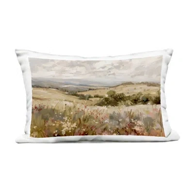 Stupell Industries Golden Hour Hill Landscape Outdoor Printed Pillow, Design By Lsr Design Studio
