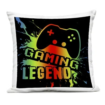 Stupell Industries Gradient Gaming Legend Outdoor Printed Pillow, Design By Marcus Prime