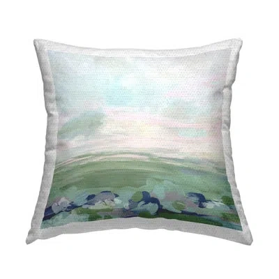 Stupell Industries Grassland Sky Gradient Outdoor Printed Pillow By June Erica Vess In Green