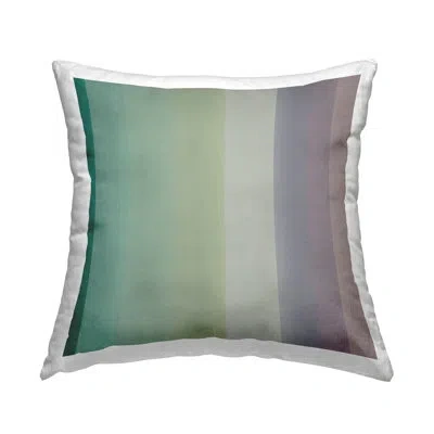 Stupell Industries Green & Purple Gradient Decorative Printed Throw Pillow By Third & Wall Studios