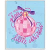Stupell Industries Groovy Little Christmas Framed Canvas Wall Art In Multi