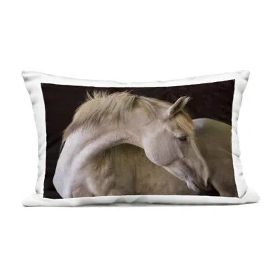 Stupell Industries Highland Cow With Vibrant Hair Outdoor Printed Pillow, Design By Jadei Graphics